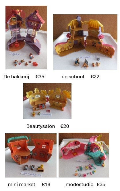 verschillende vintage mini sweety's ( zoals polly pocket), Verzamelen, Ophalen of Verzenden, Zo goed als nieuw