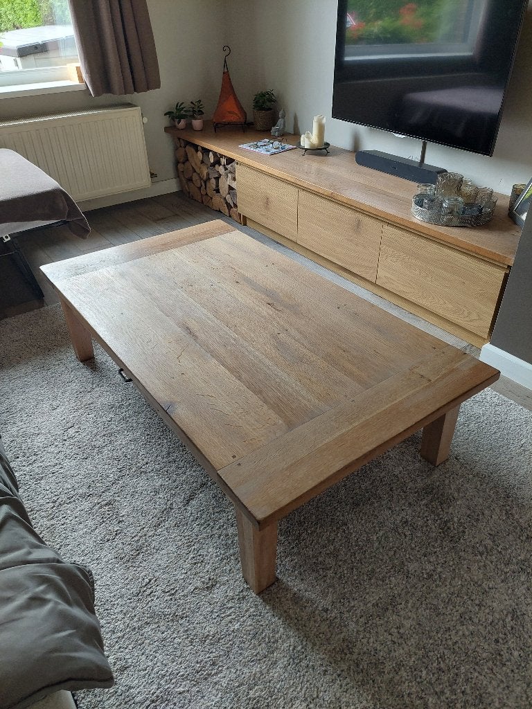 Eiken salontafel, Huis en Inrichting, Tafels | Salontafels, Ophalen