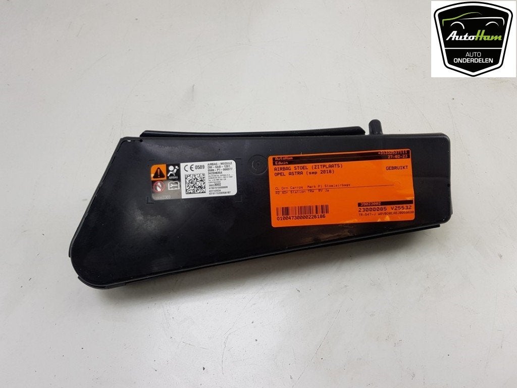 AIRBAG STOEL Astra K Sports Tourer (|13369899|39023002|), Auto-onderdelen, Gebruikt, Opel