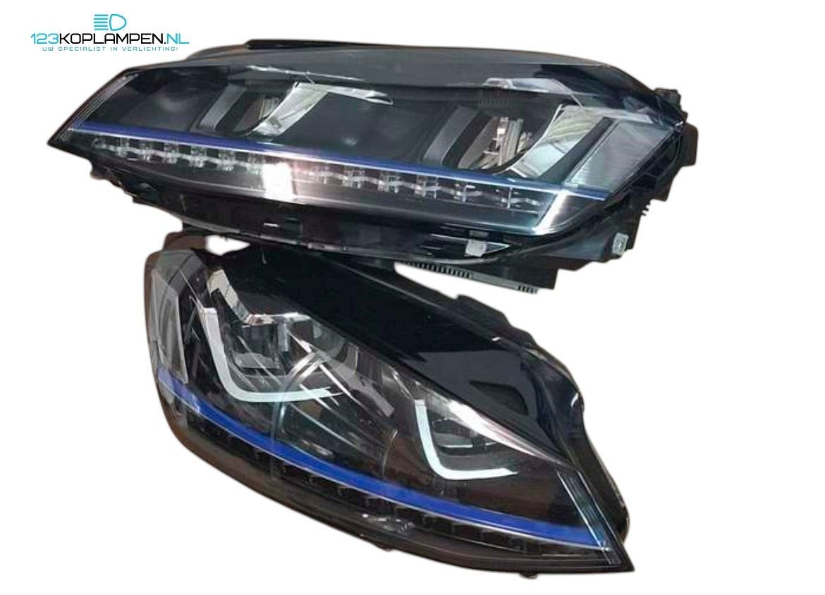 Volkswagen Golf 7 Full LED GTE Koplampen 5GE941035 / 5GE9410, Auto-onderdelen, Gebruikt, -, -, Verzenden