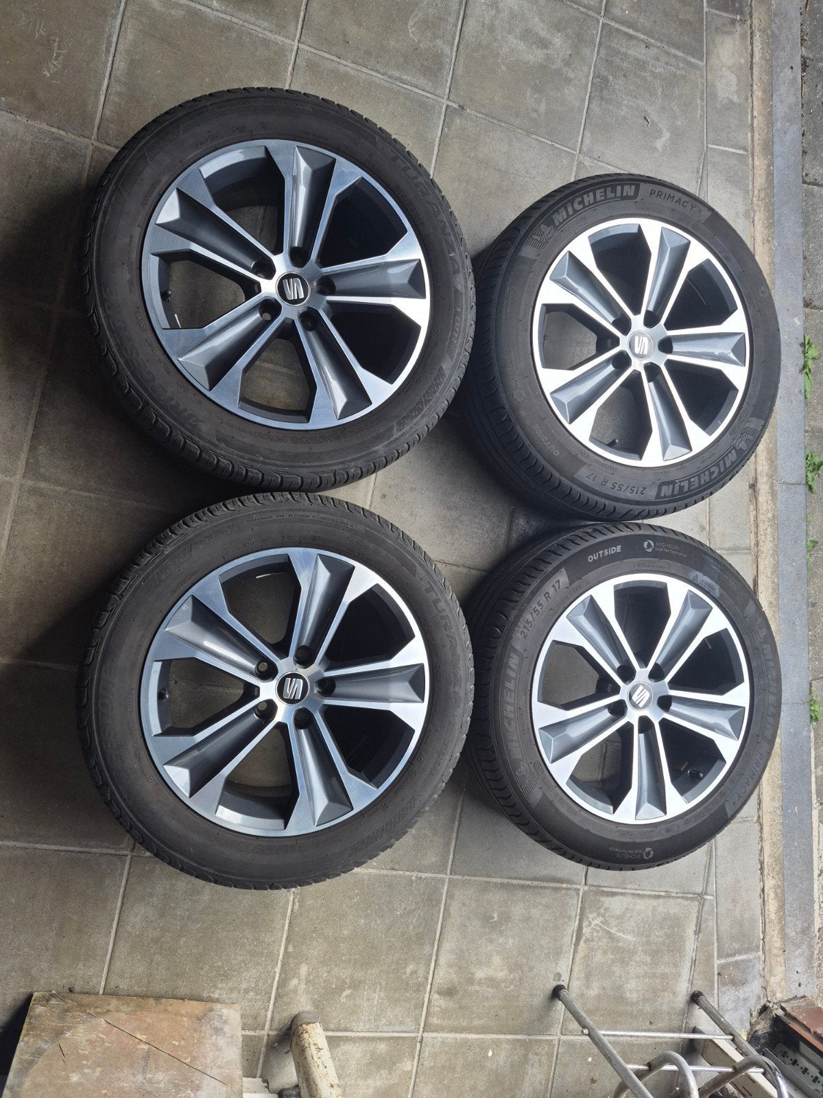 4 pneus été Seat Ateca 215/55 R17 94W, Pneus et Jantes, 215 mm, Véhicule de tourisme, Pneus été