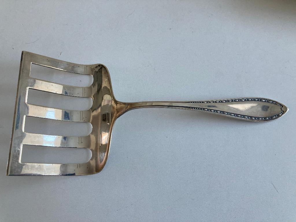 Antieke asperge schep - Wellner Silber AWS, Verzenden