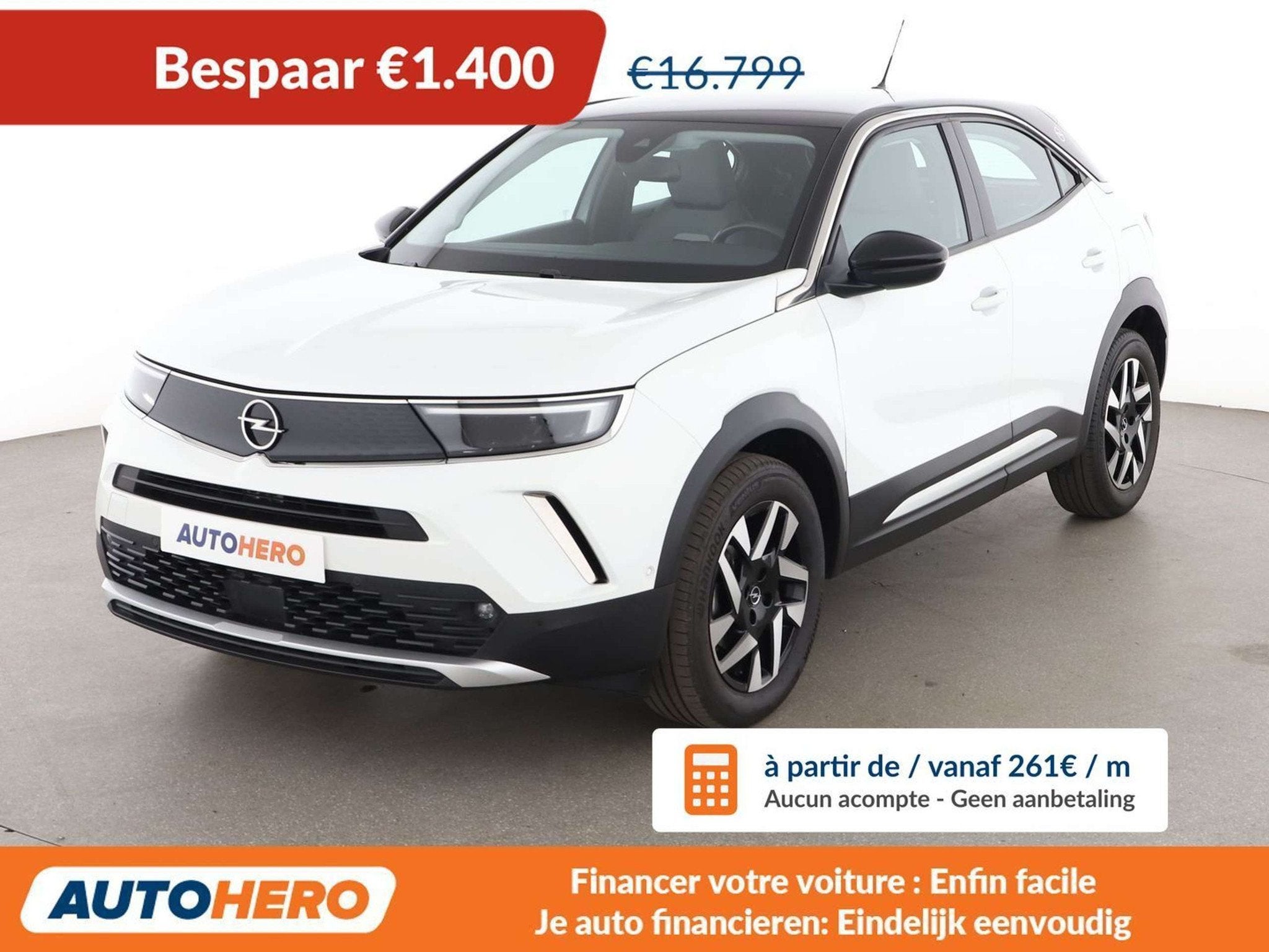 Opel Mokka X 1.2 Turbo Elegance (bj 2022, automaat), Auto's, Stof, Gebruikt, 96 kW, 5 zetels