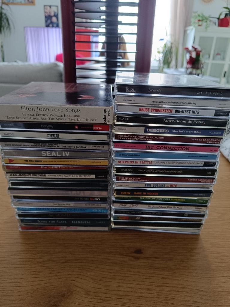 Lot 35 Cd's Rock Pop B.O. de films et porte cd, Enlèvement ou Envoi
