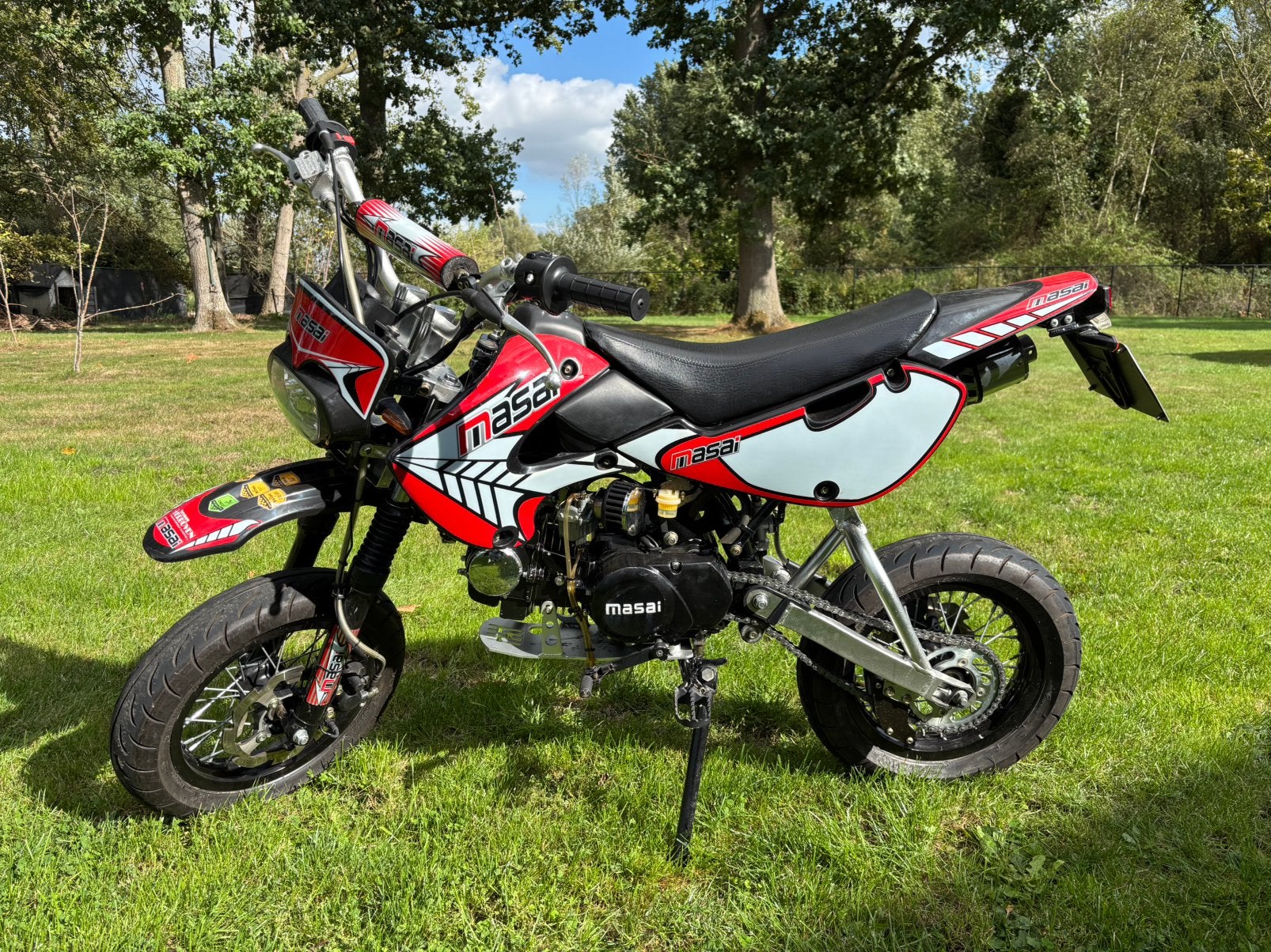 Masai DB125 pitbike/dirtbike, Ophalen