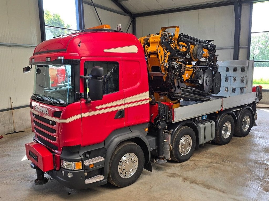 Scania R490 EFFER 175TM.FLYJIB/LIER!44METER LANGARM!EURO6! D, Auto's, Automaat, Achterwielaandrijving, Euro 6, Bedrijf