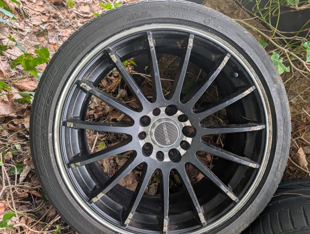 PNEUS BRIDGESTONE et Jantes pour VW Golf, Autos : Pièces & Accessoires, Enlèvement ou Envoi, Pneus été, Utilisé, 225 mm