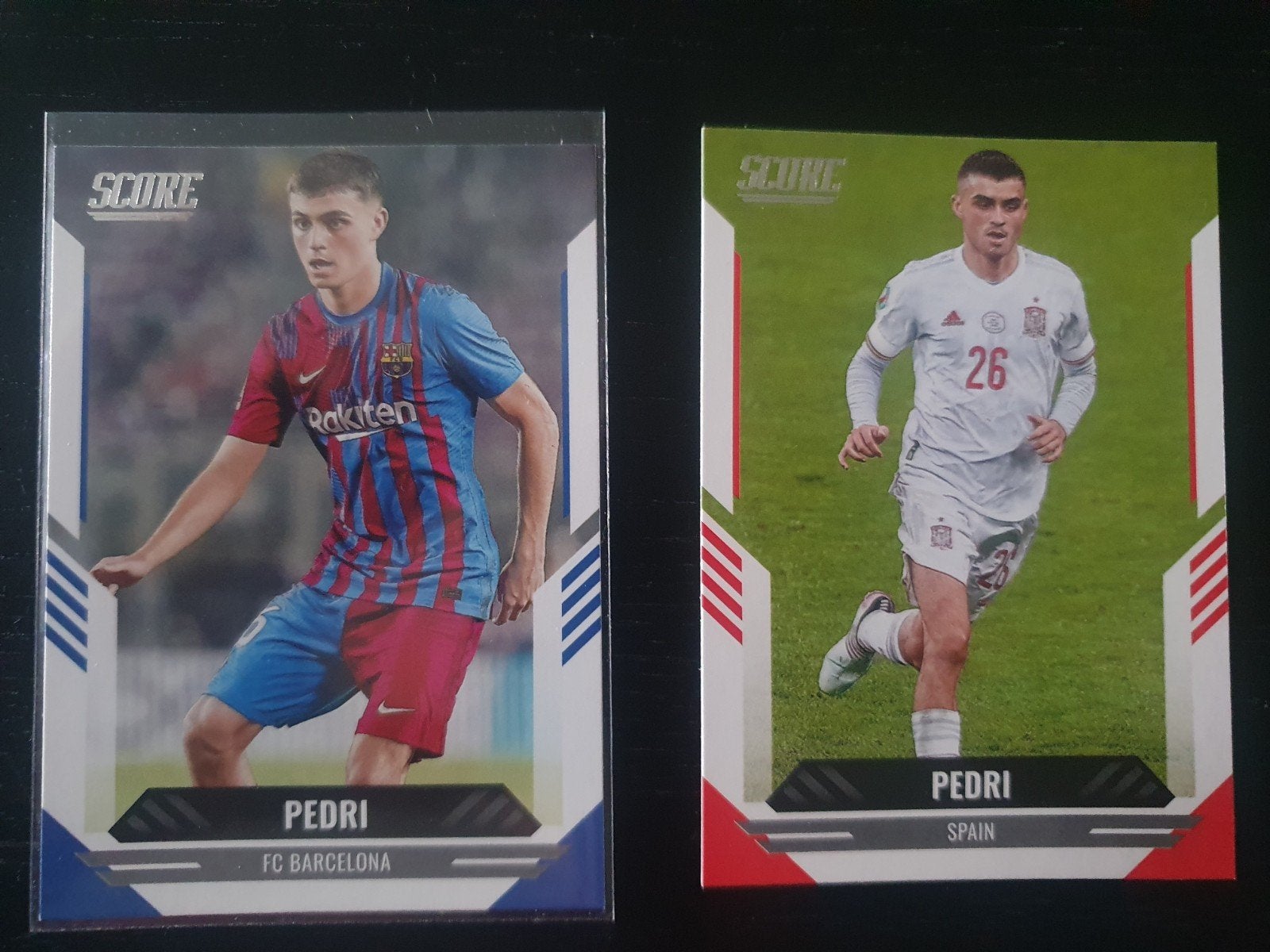 Panini Score Pedri FC Barcelona Spanje, Ophalen of Verzenden, Nieuw, Meerdere plaatjes