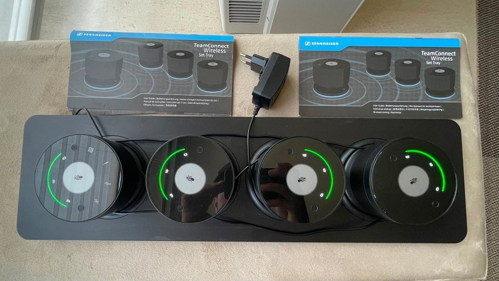 Sennheiser teamConnect wireless tray set, Overige typen, Zo goed als nieuw, Bluetooth, Ophalen