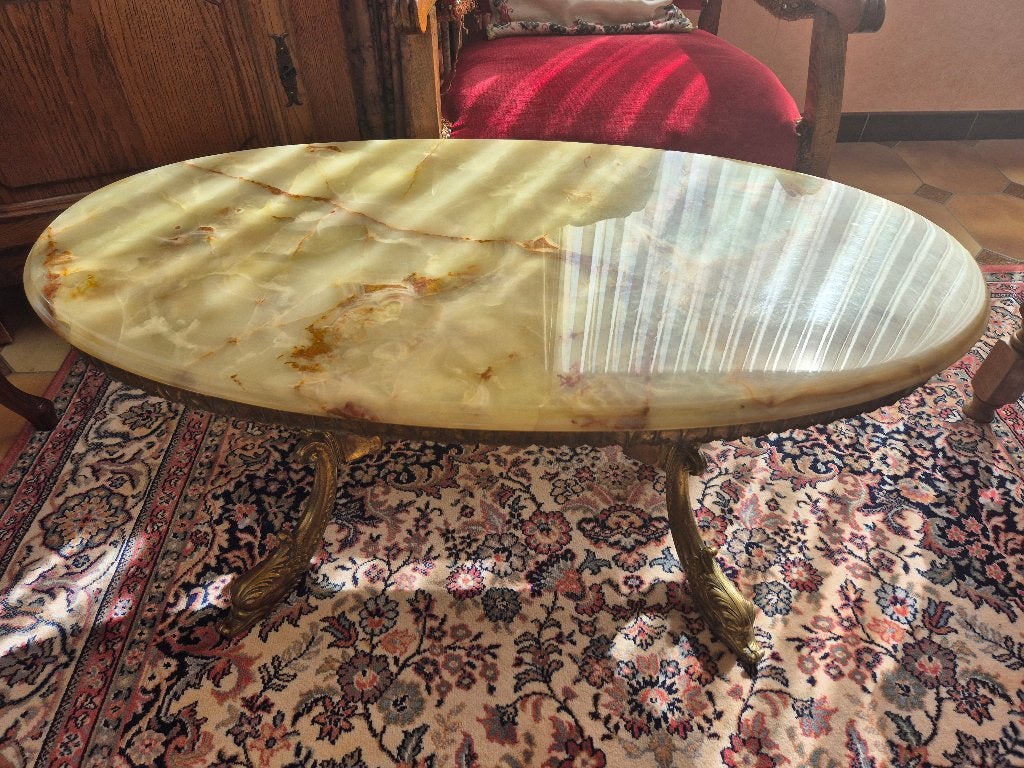Salontafel marmer, Ophalen, Zo goed als nieuw