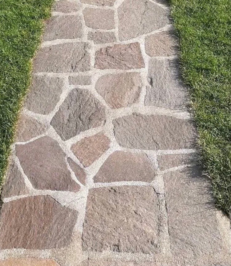 Flagstones Italiaanse Porfier XXL 20-40mm 2-4pc M2, Jardin & Terrasse, Neuf, Tuiles de terrasse, 10 m²² ou plus, Enlèvement