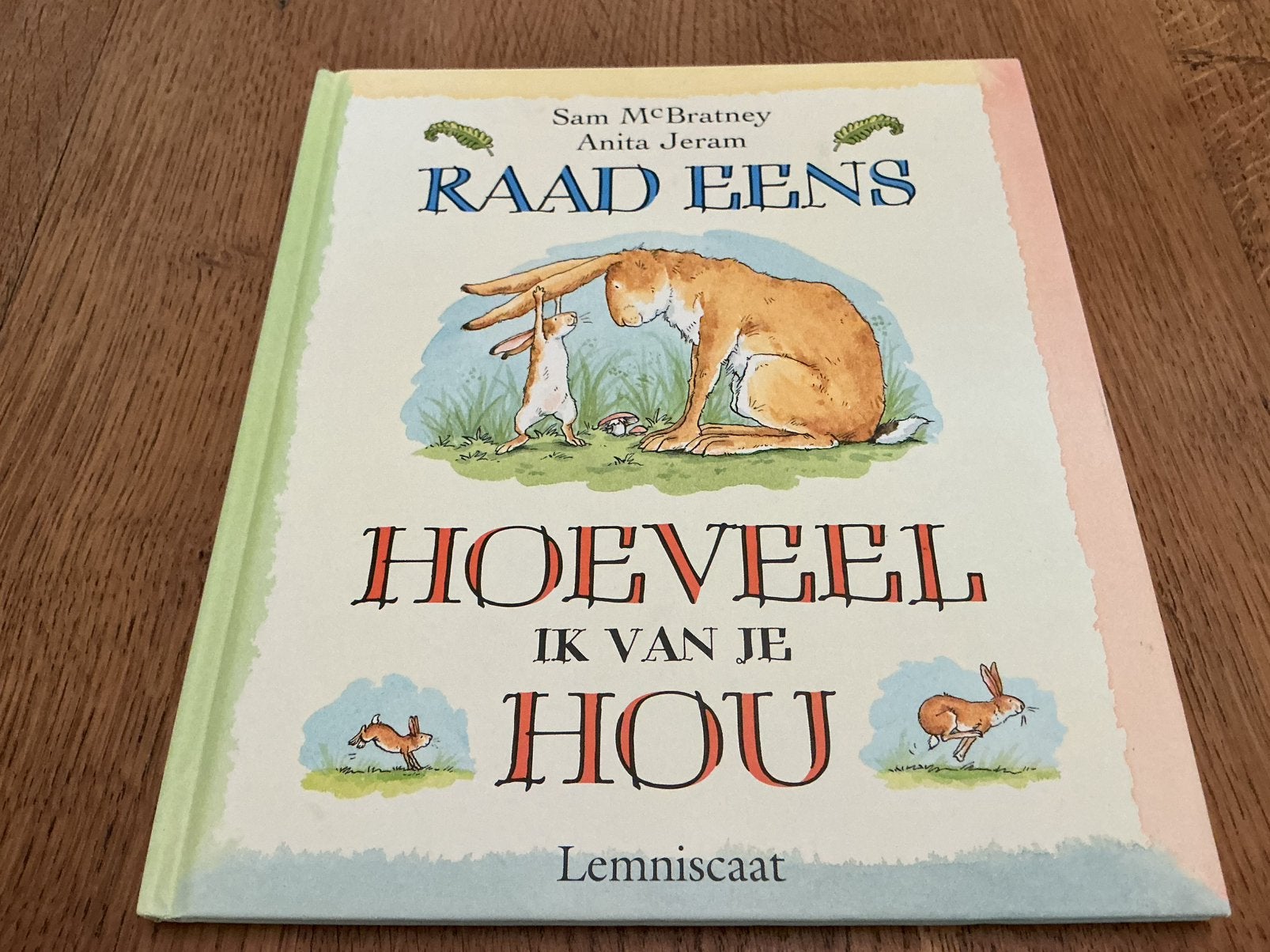 Sam McBratney - Raad eens hoeveel ik van je hou, Ophalen of Verzenden, Zo goed als nieuw, Sam McBratney, Prentenboek