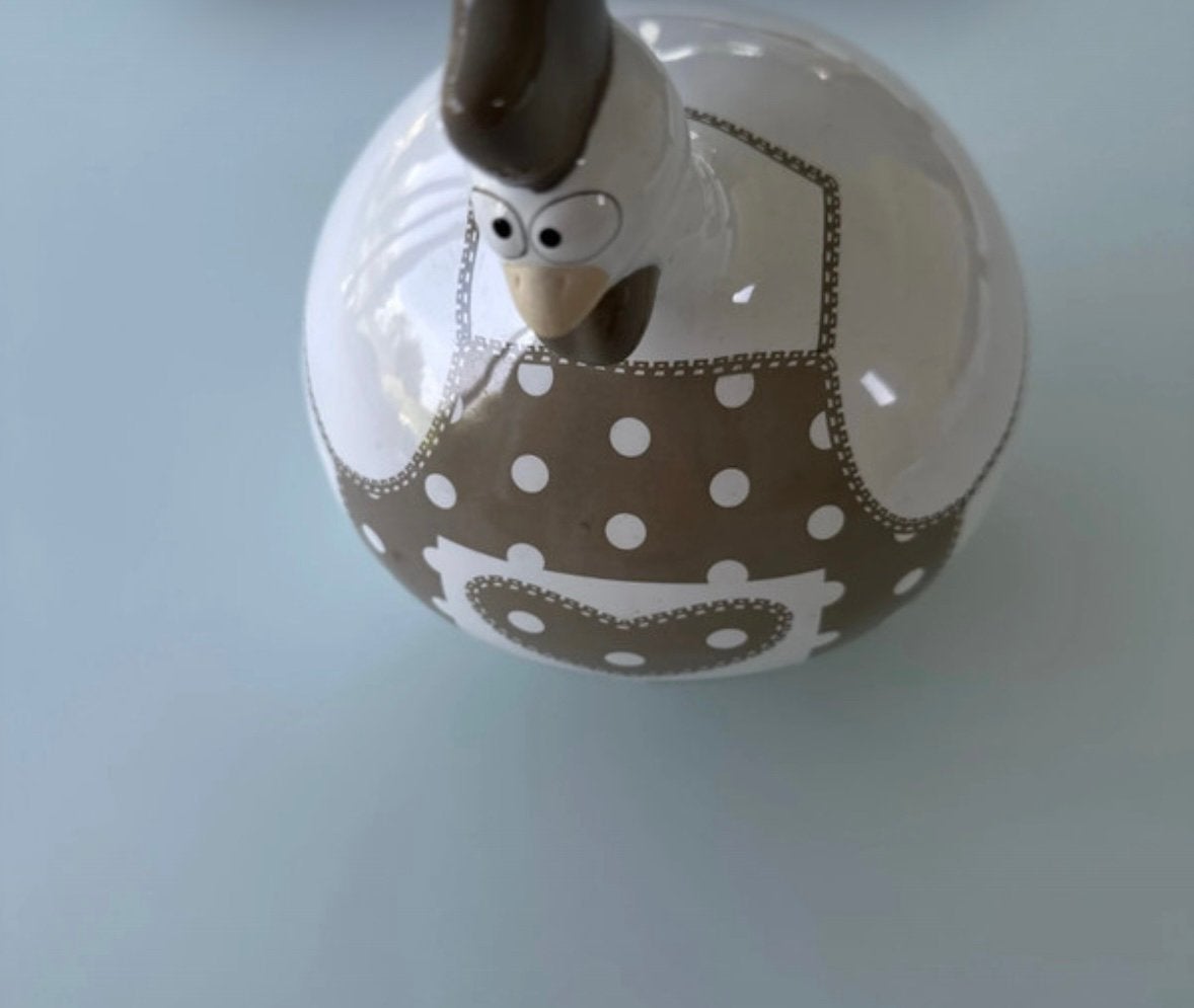 Decoration poule en ceramique grand modele, Enlèvement