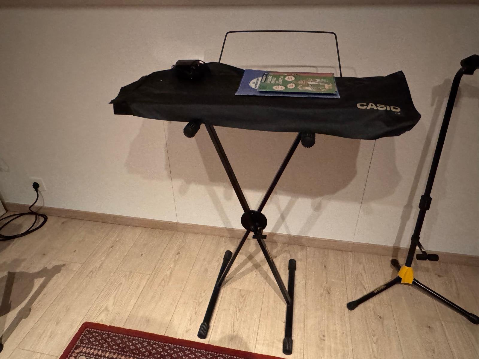Casio keyboard met voet + oefenboekjes, Muziek en Instrumenten, Keyboards, Ophalen of Verzenden, Gebruikt, Casio