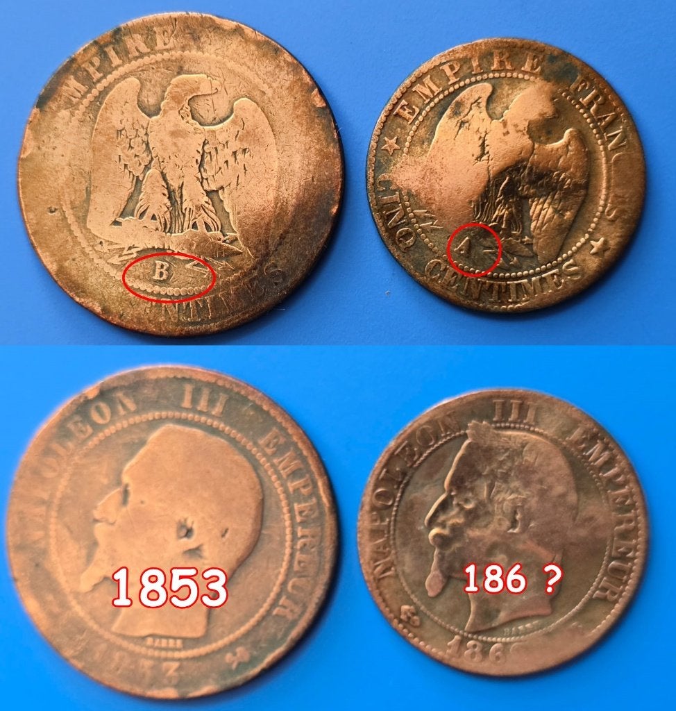 1853- NAPOLEON III -   FRANCE-EMPIRE CINQ CENT-, Enlèvement ou Envoi, France