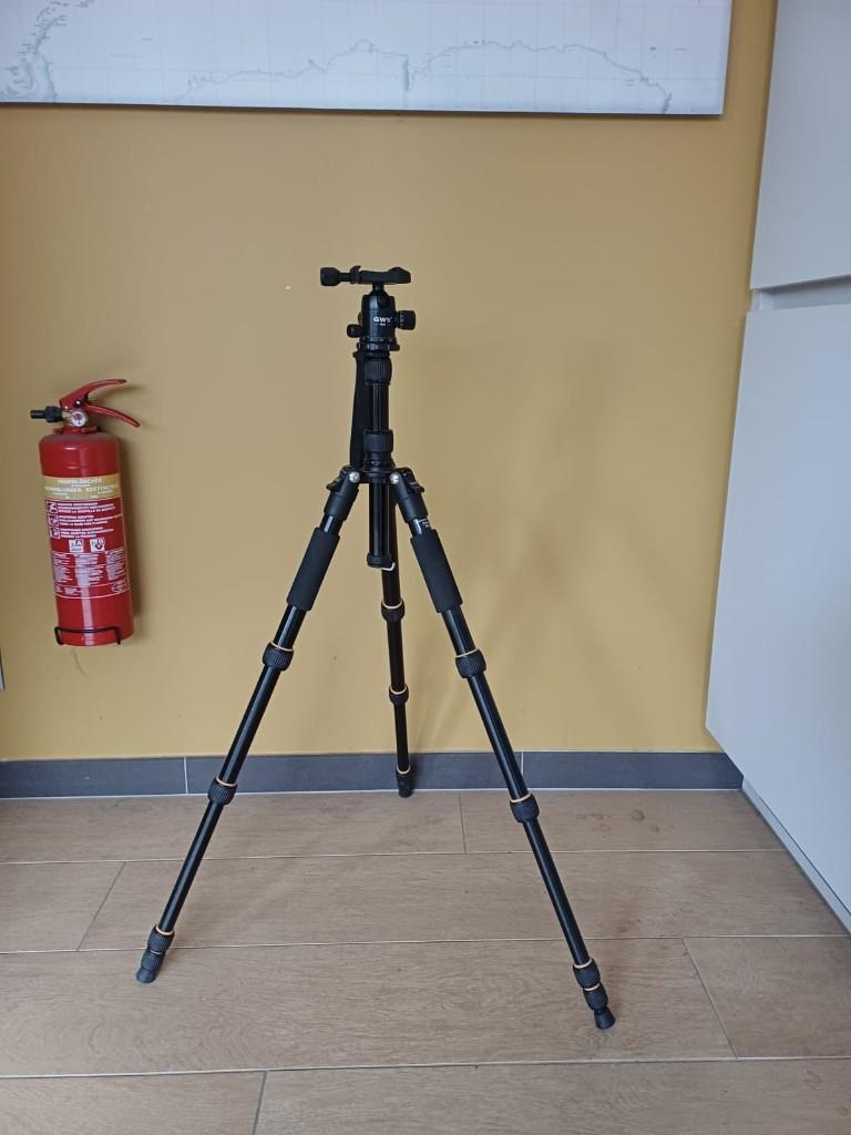 GWS Q666 Professioneel Tripod & Monopod Camerastatief, Audio, Tv en Foto, Fotografie | Statieven en Balhoofden, Zo goed als nieuw