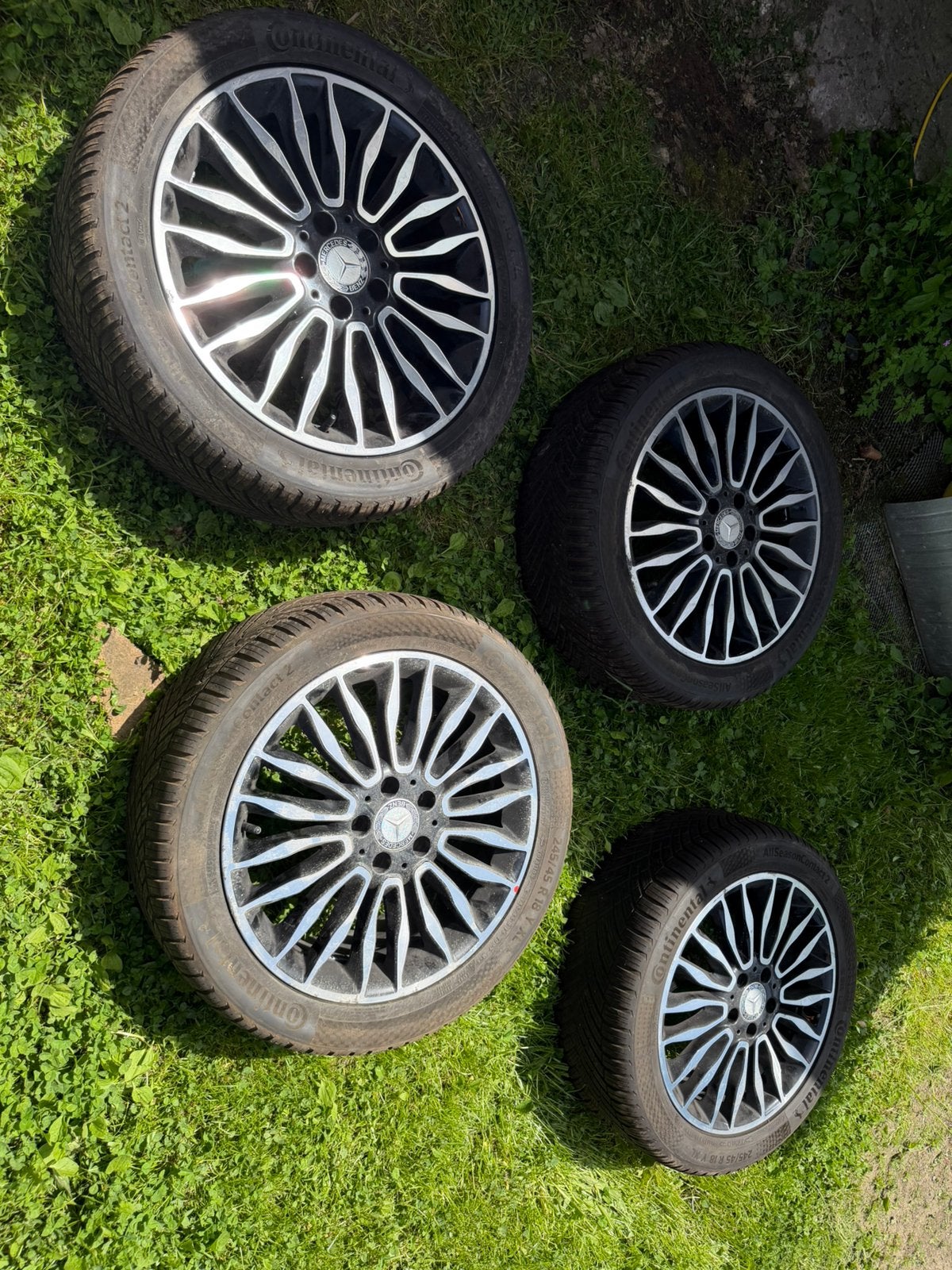 4 jantes 18 pouces pour Mercedes classe V, Vito, Auto-onderdelen, Banden en Velgen, Ophalen, 18 inch, Band(en)