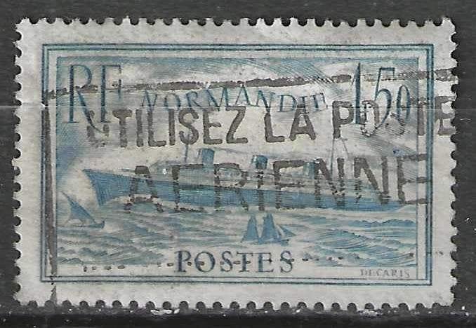 Frankrijk  - Yvert 299 - Pakketboot "Normandie" (ST), Verzenden, Gestempeld