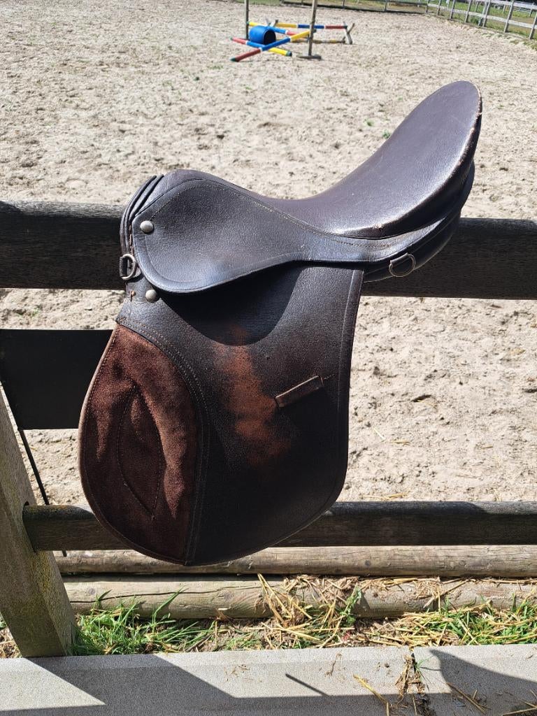 Zadel & hoofdstel pony, Dieren en Toebehoren, Paarden en Pony's | Zadels, Ophalen, Gebruikt, Recreatie