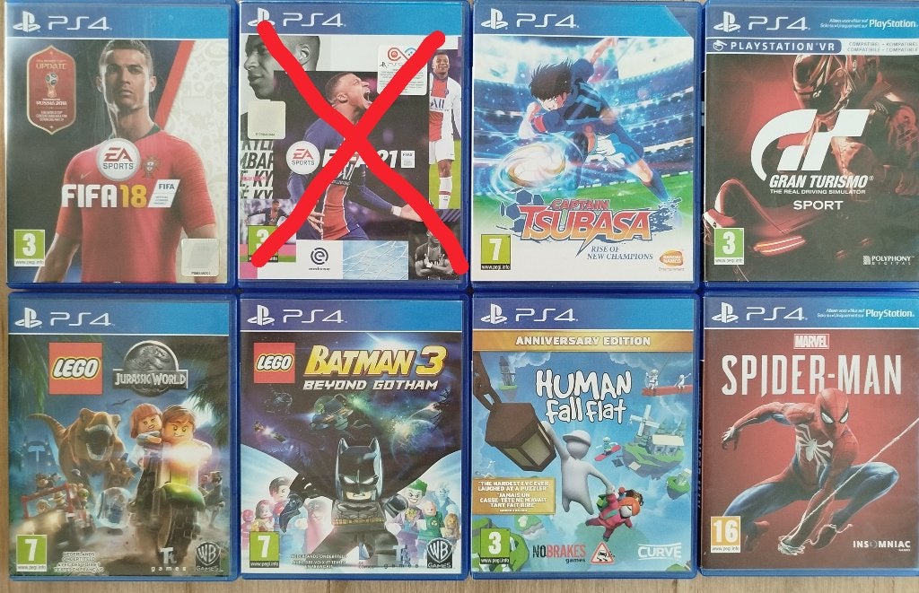Jeux PS4, Enlèvement ou Envoi, Comme neuf