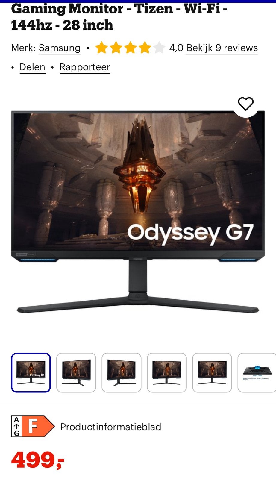 Samsung Odyssey G70B 28" 4K, Computers en Software, Ophalen of Verzenden, Zo goed als nieuw, HDMI, Gaming