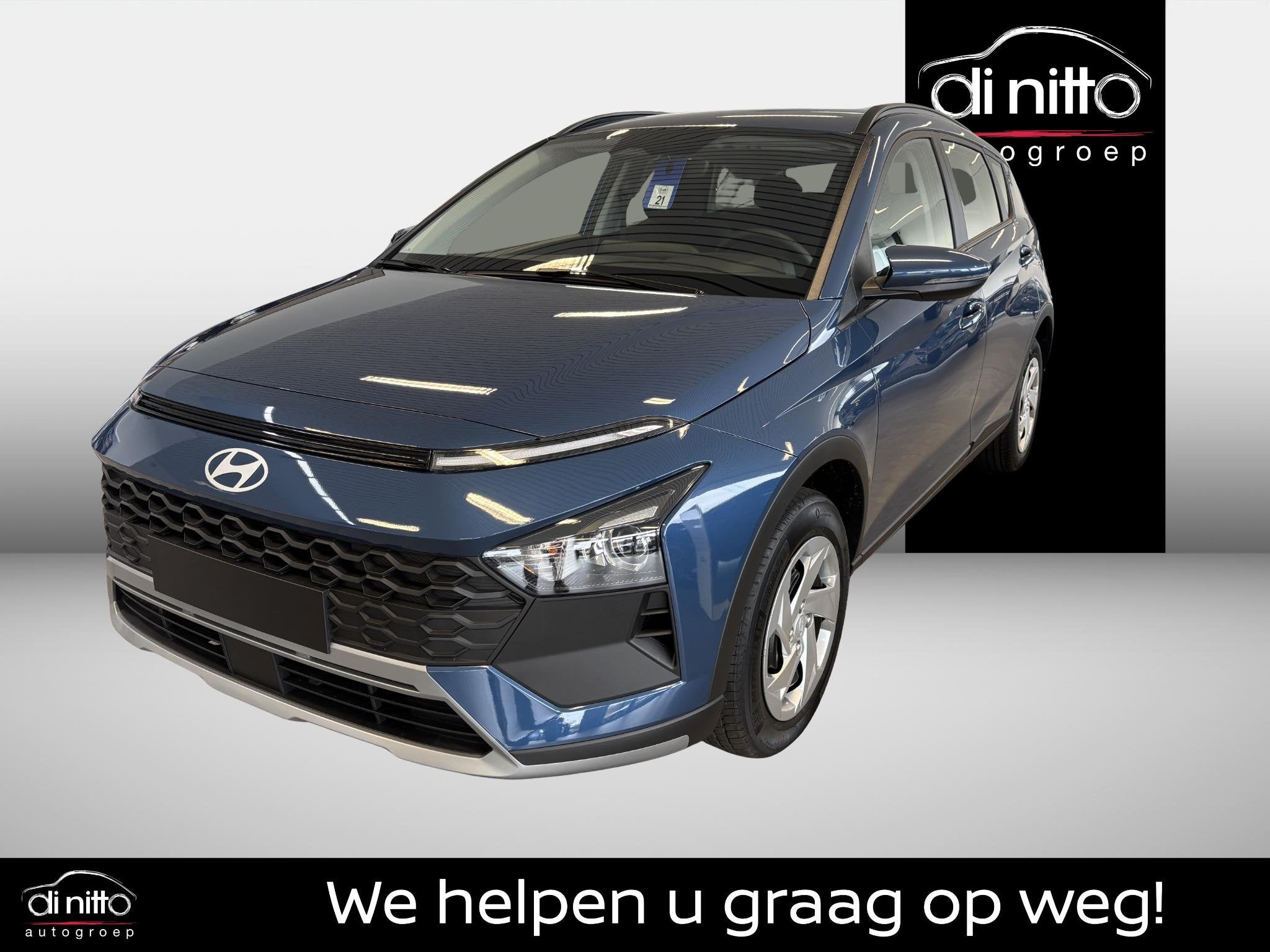 Hyundai Bayon 1.0 T-GDI 100 6MT Twist, Auto's, Voorwielaandrijving, Zwart, Parkeersensor, 1095 kg
