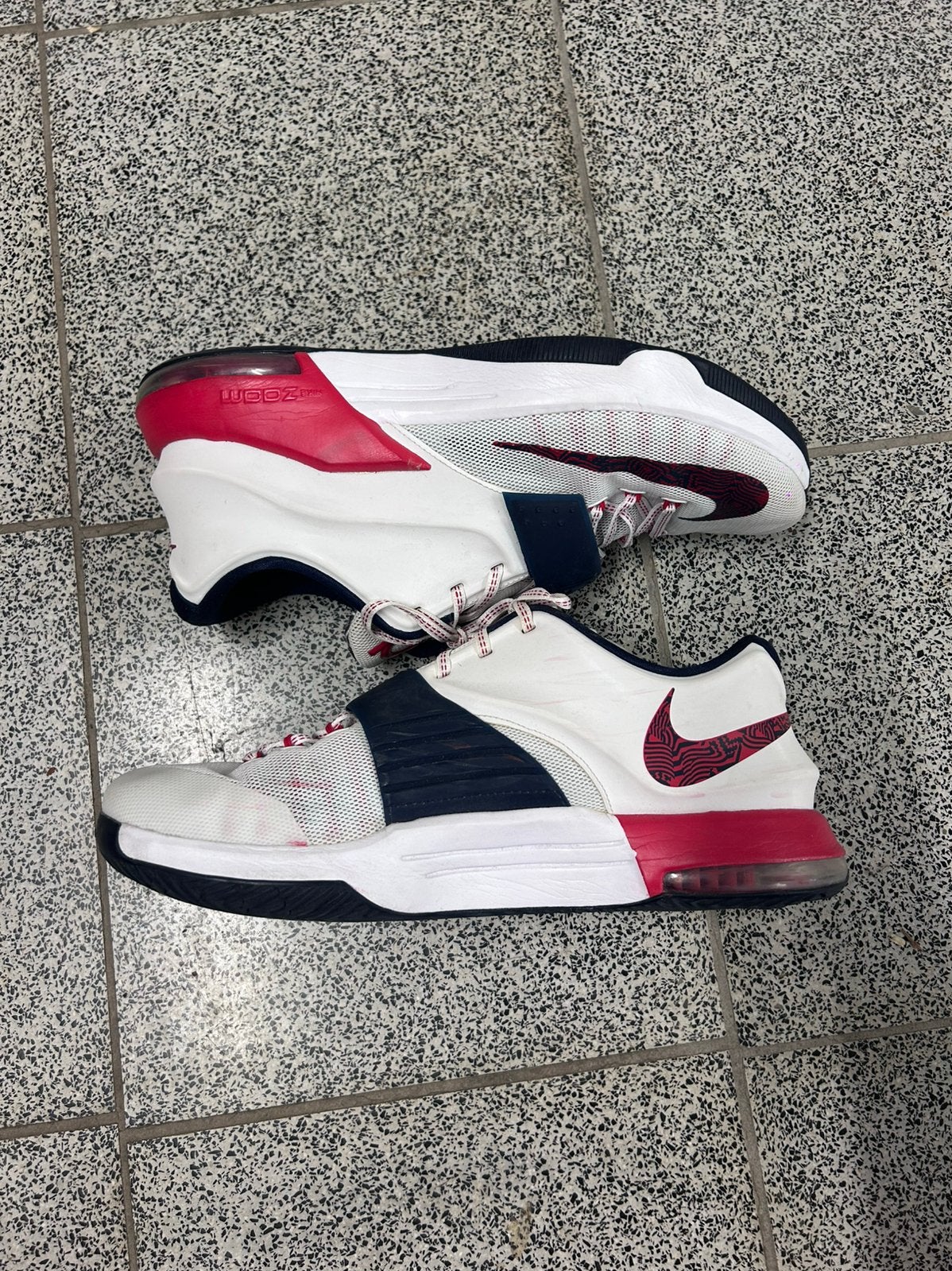 Nike KD 7 USA — Taille 47,5 — Très bon état, Vêtements | Hommes, Chaussures, Comme neuf, Enlèvement, Blanc, Baskets