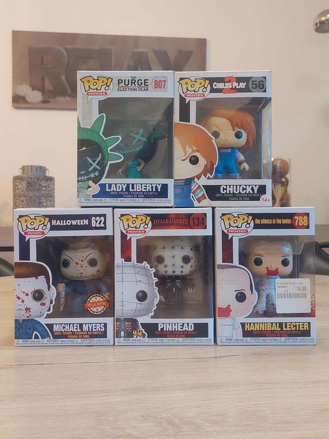 Funko Pop! Horror Collectie – 5 stuks, Ophalen, Zo goed als nieuw
