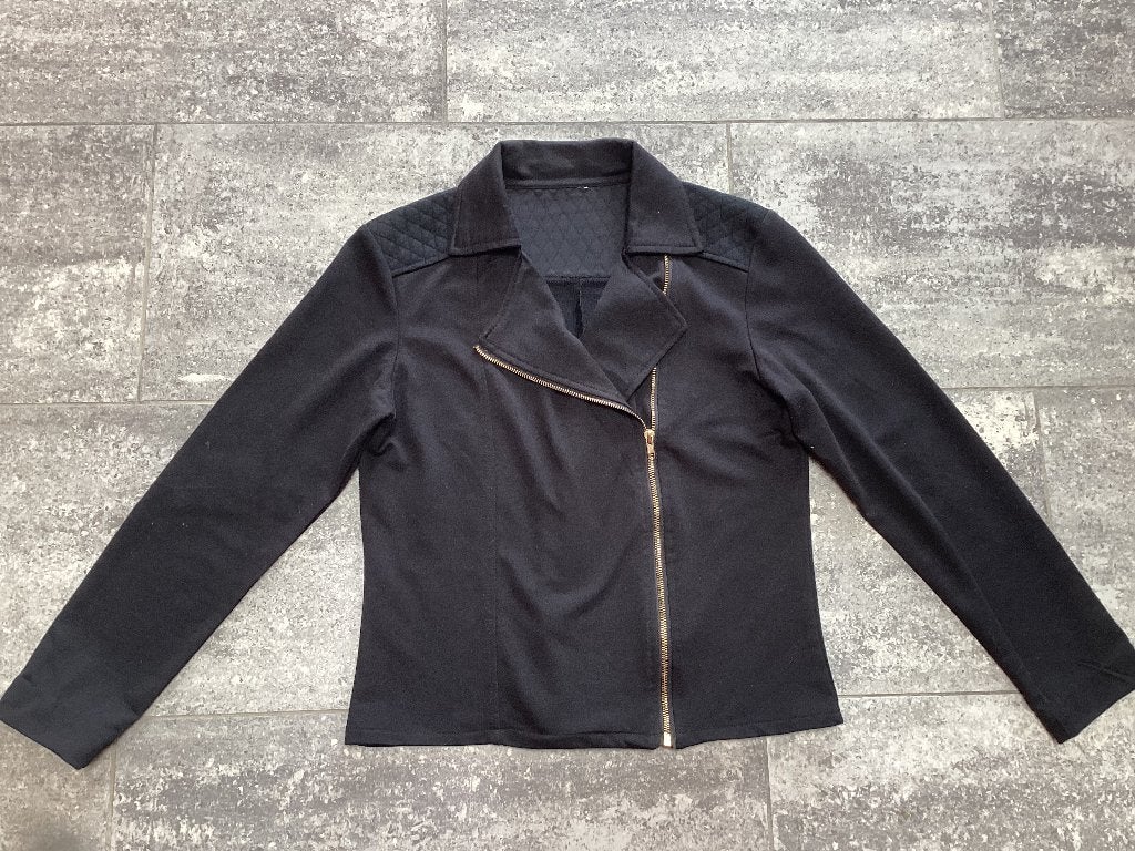 Vest/ gilet met rits M, Ophalen of Verzenden, Zo goed als nieuw, Maat 38/40 (M), Zwart