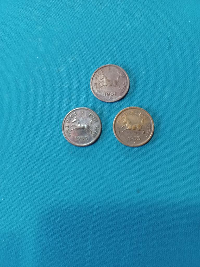 INDIA 1 PICE 1951 EN 1953, Enlèvement ou Envoi