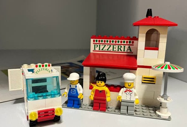 Lego system 6350 - pizzeria, Kinderen en Baby's, Speelgoed | Duplo en Lego, Gebruikt, Overige thema's, Lego, Ophalen of Verzenden