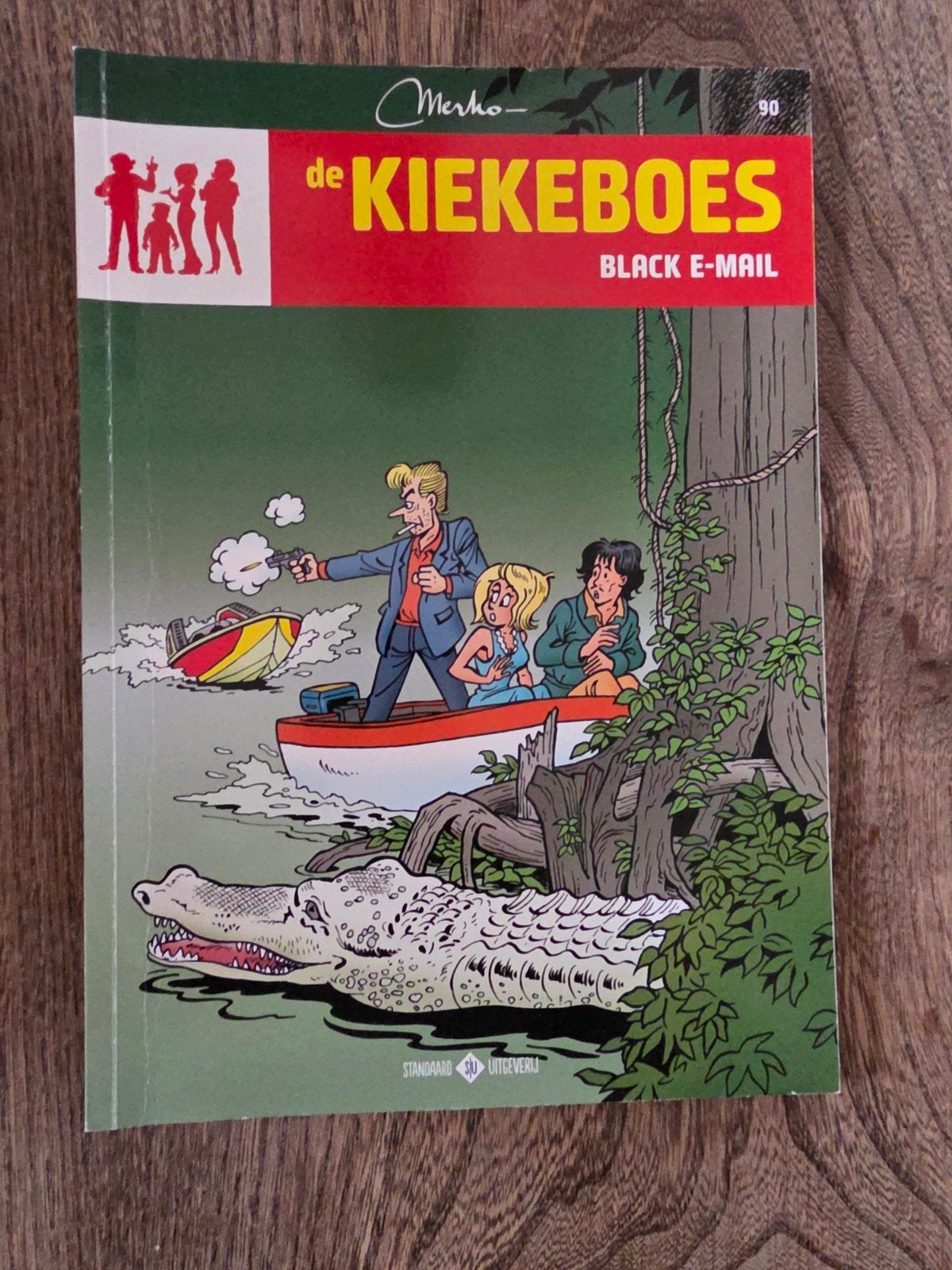 Kiekeboes 'Black e-mail', Boeken, Stripverhalen, Ophalen of Verzenden