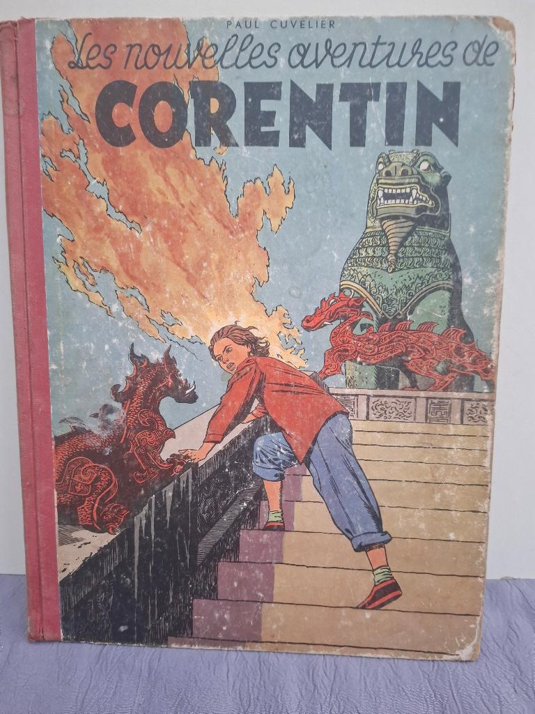 Les nouvelles aventures de Corentin Eo 1952 Lombard Cuvelier, Paul Cuvelier., Une BD, Enlèvement, Utilisé