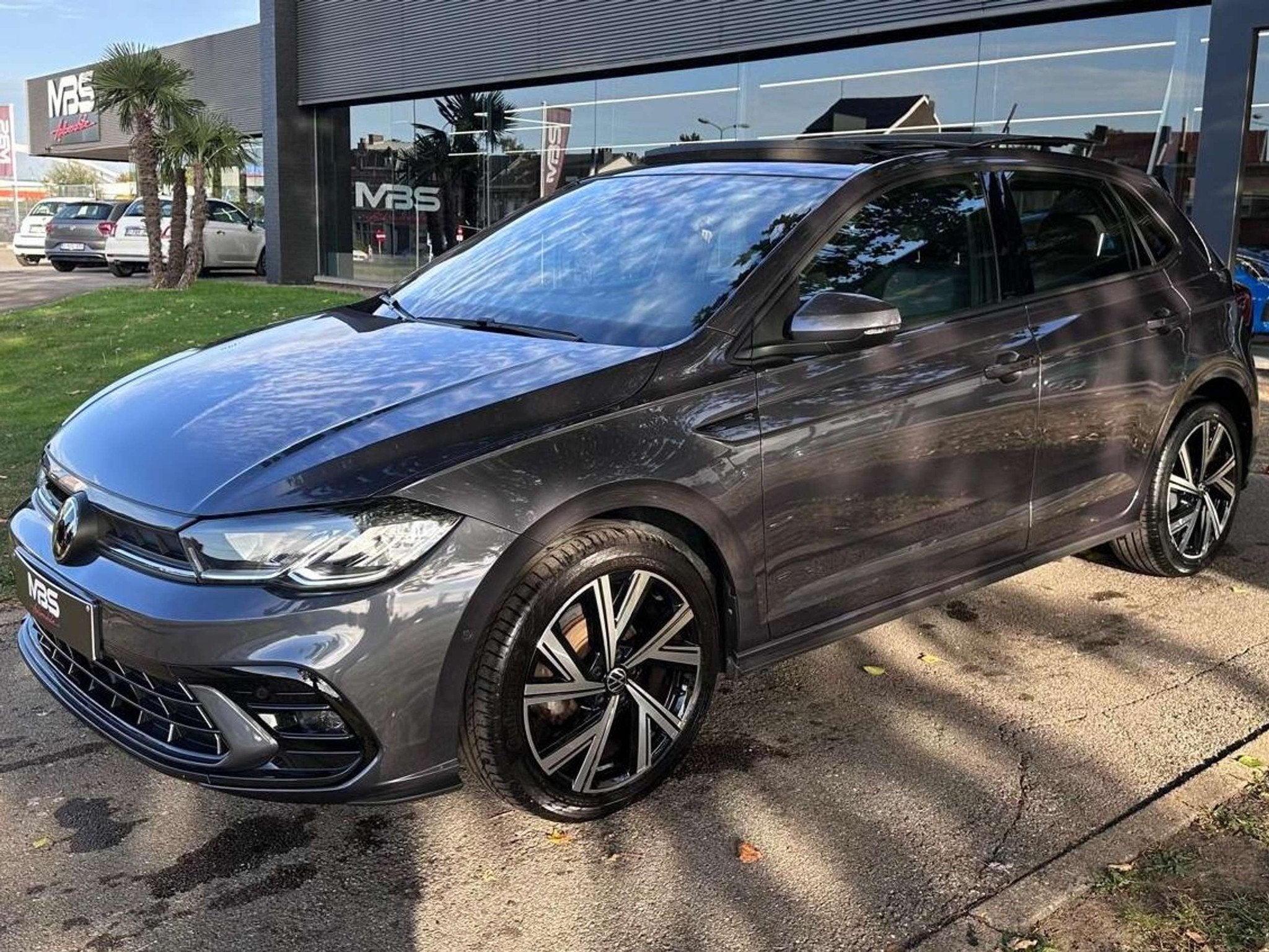 Volkswagen Polo * R-LINE* 1.0* 1 PROP * TVAC *TOIT PANO* NAV, Argent ou Gris, Achat, Euro 6, Entreprise