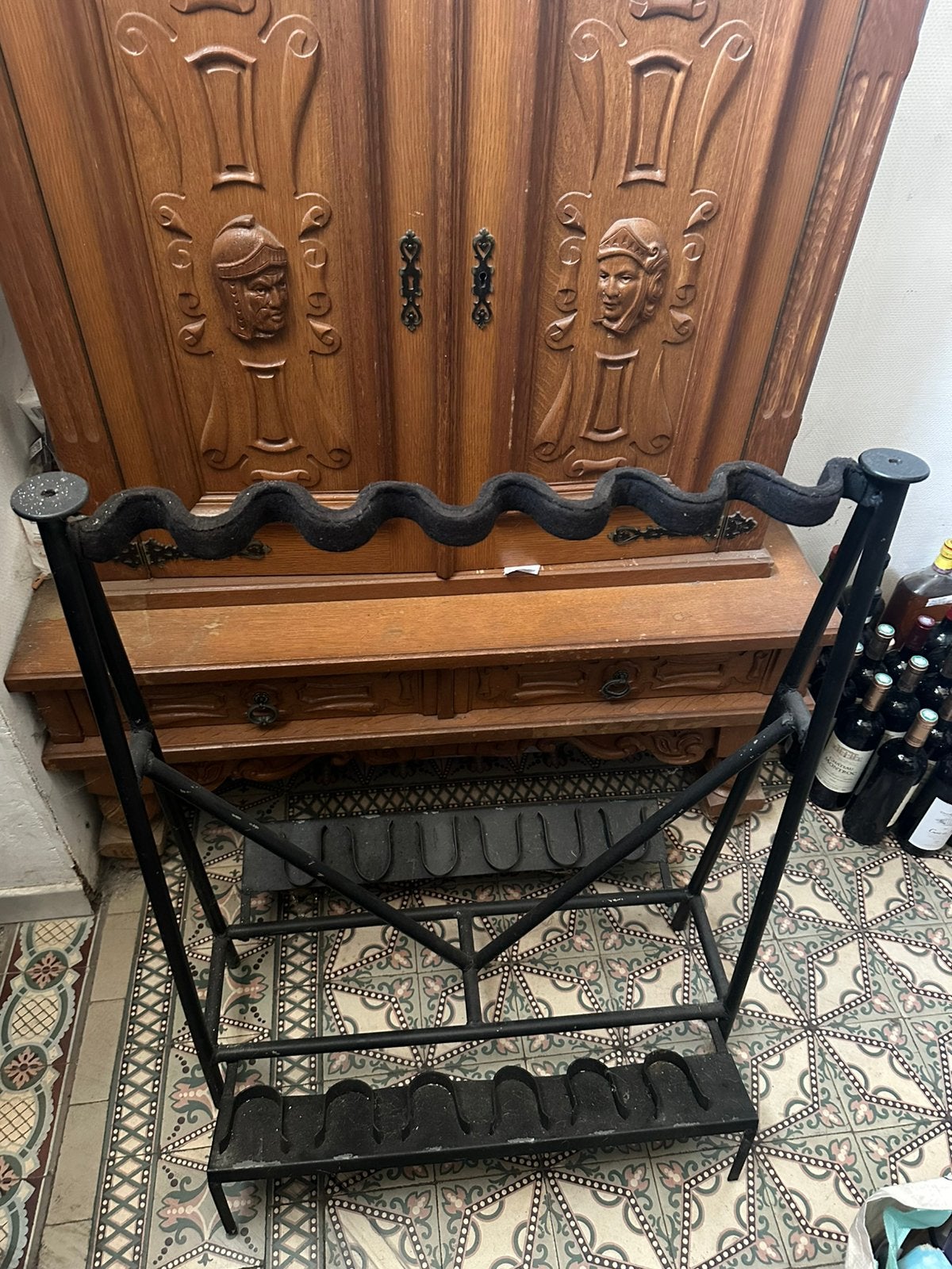 Rack a fusil, Enlèvement
