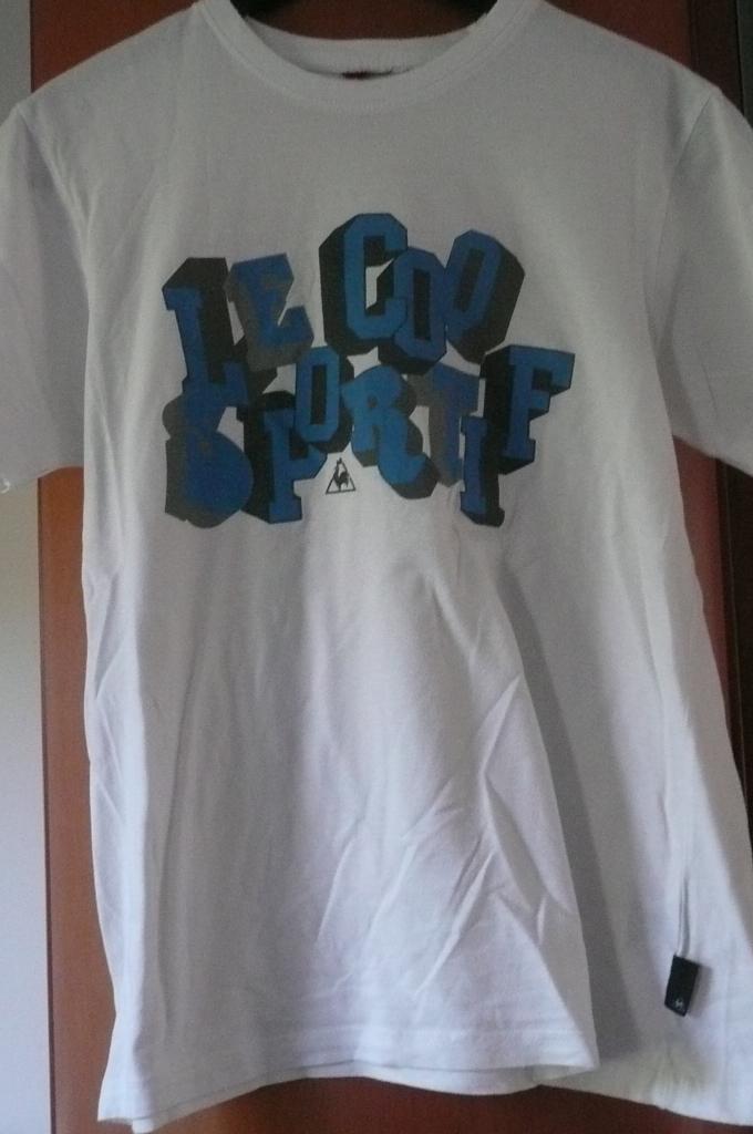 Witte T-shirt Le Coq Sportif (K346), Garçon, Chemise ou À manches longues, Utilisé, Le coq sportif