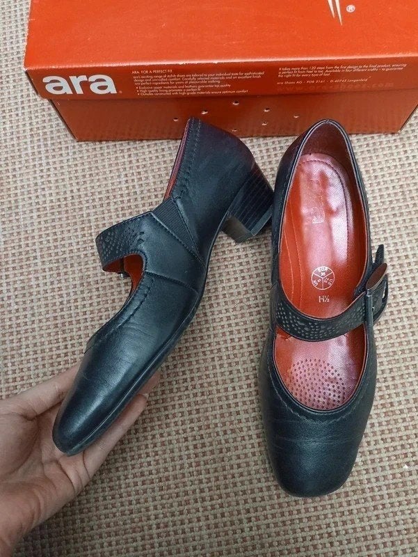 Chaussures en cuir T38, Ophalen of Verzenden, Rood