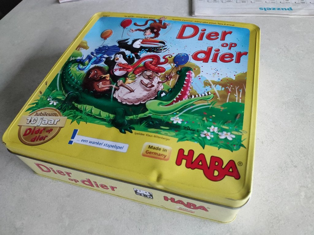 *N80(35) HABA  Stapelspel (4+) NIEUW   - AAN ELK ERNSTIG BOD, Hobby en Vrije tijd, Vijf spelers of meer, Ophalen, Nieuw, Haba