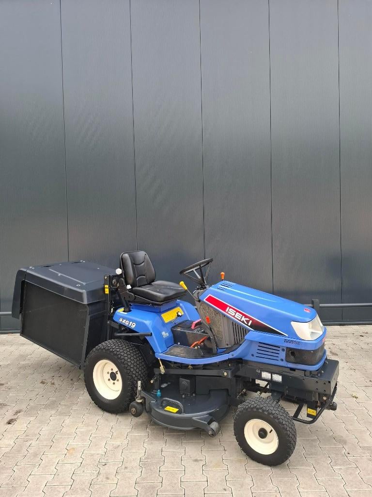 Gebruikte Iseki SXG19 diesel zitmaaier 3 cilinder diesel, Tuin en Terras, Ophalen, Gebruikt, Opvangbak, 120 cm of meer