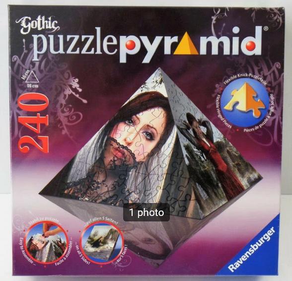 Puzzle pyramid gothic Ravensburger 3D, Enlèvement ou Envoi, Moins de 500 pièces, Comme neuf, Puzzle