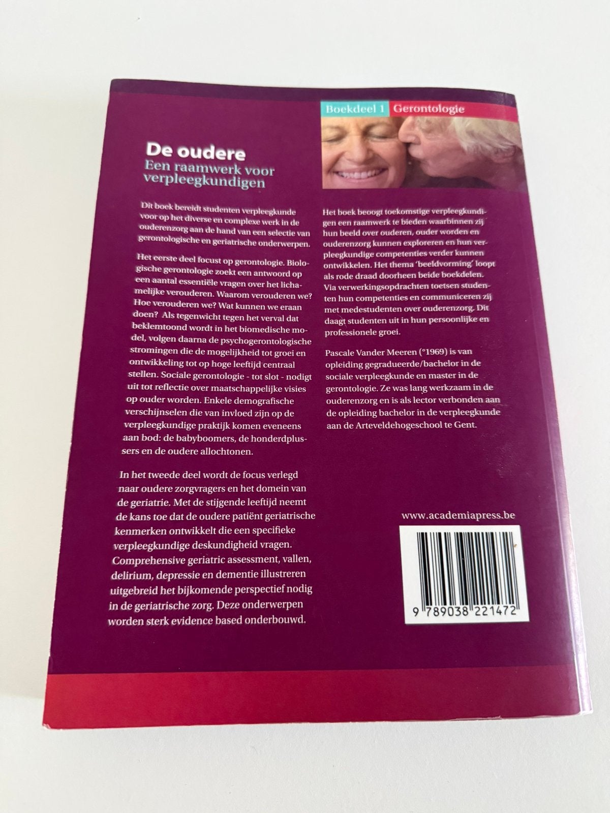 De oudere - Raamwerk voor verpleegkundigen, Livres, Enlèvement ou Envoi, Utilisé, Pascale Vander Meeren