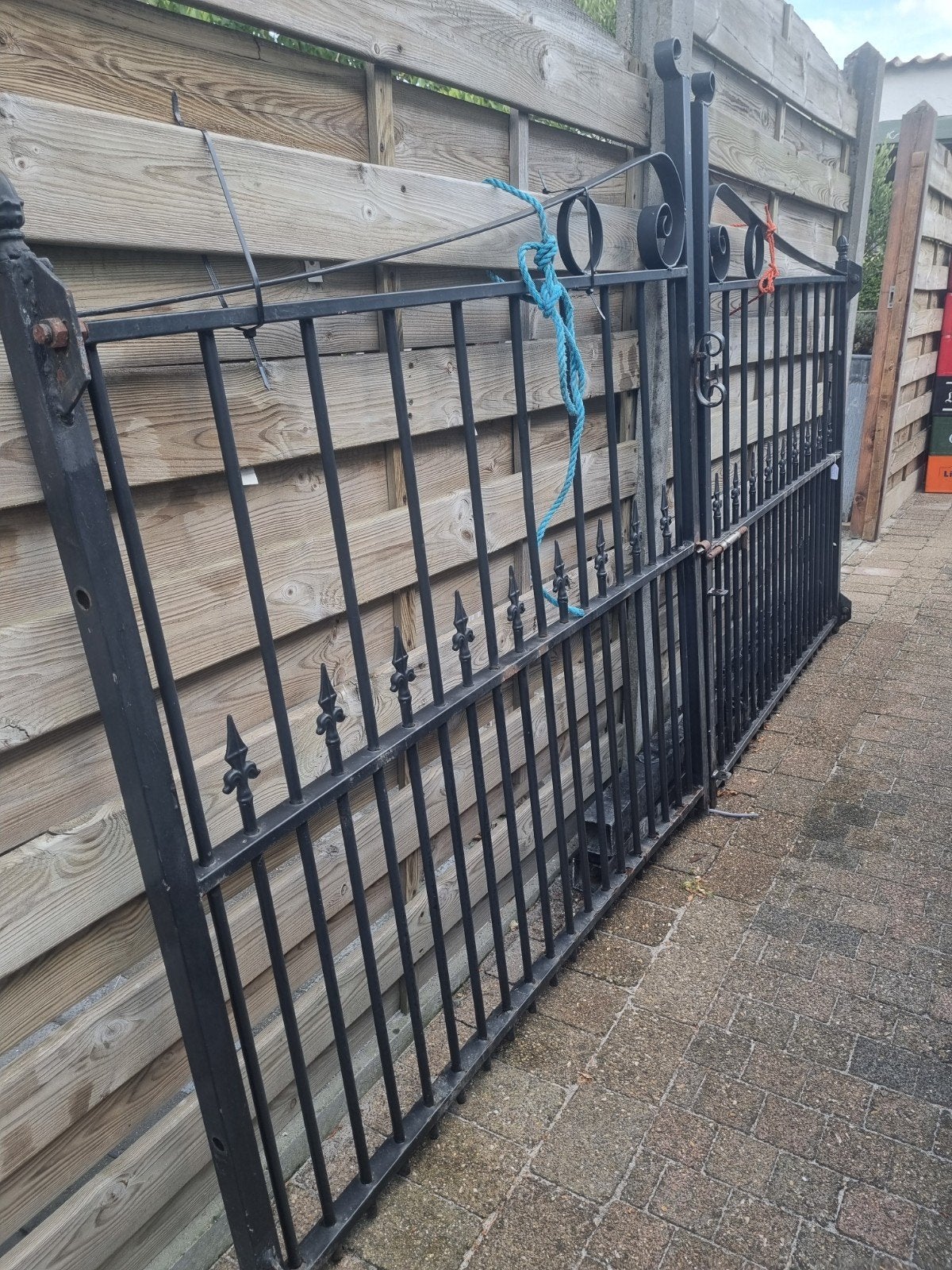 smeedijzeren Poort 3,2m, Tuin en Terras, Ophalen