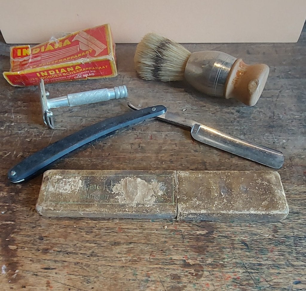 vintage scheerset, Ophalen