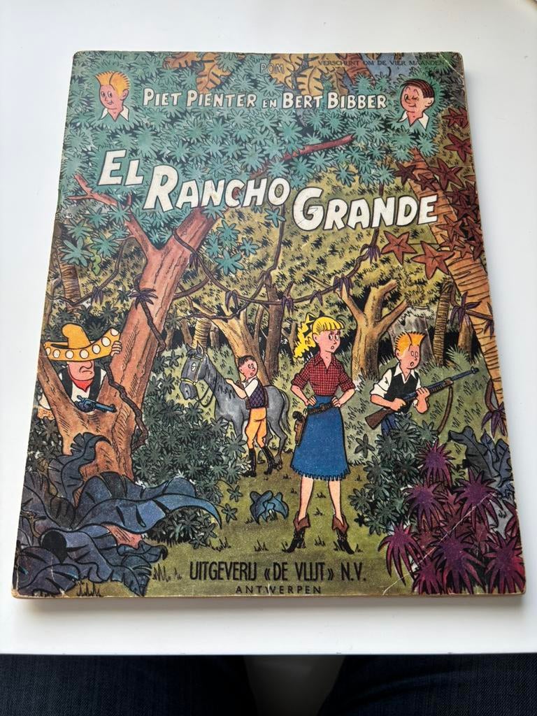 Piet Pienter en Bert Bibber El Rancho Grande 07 eerte druk, Boeken, Stripverhalen, Ophalen of Verzenden, Zo goed als nieuw