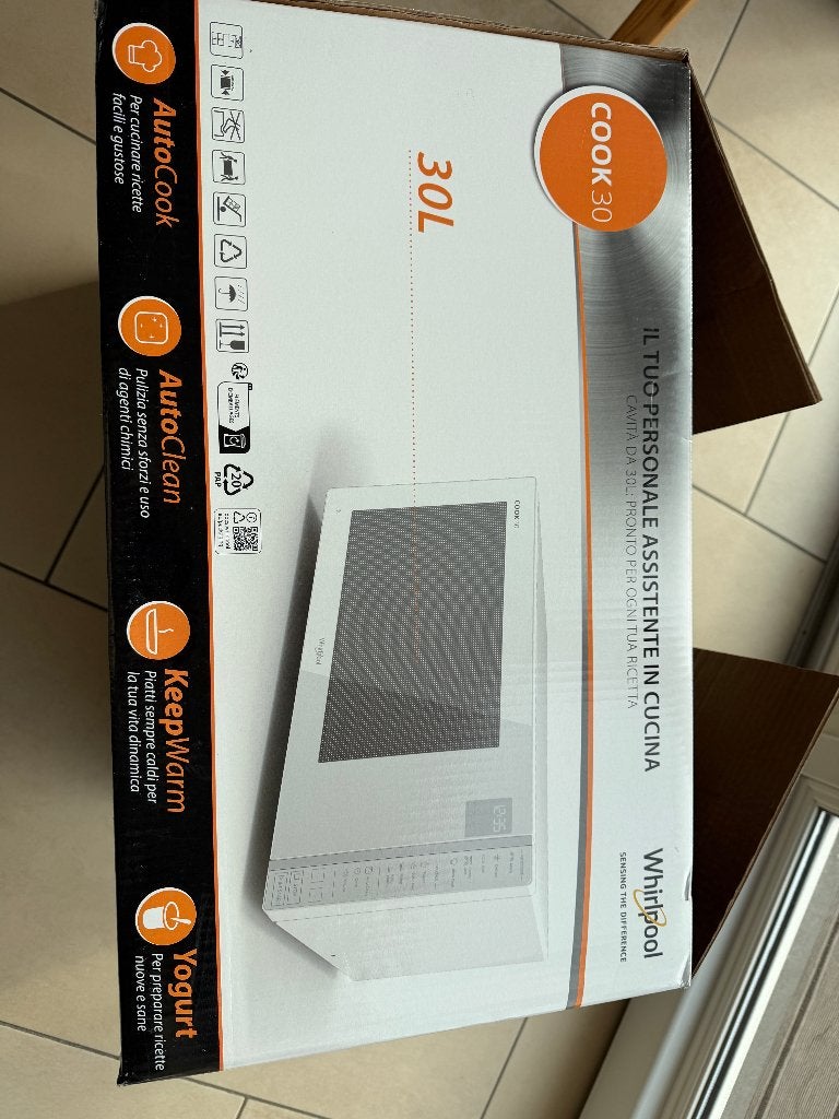 Four a Micro onde et Grill Whirlpool, Electroménager, Enlèvement, Neuf, Croustillant, Plaque tournante