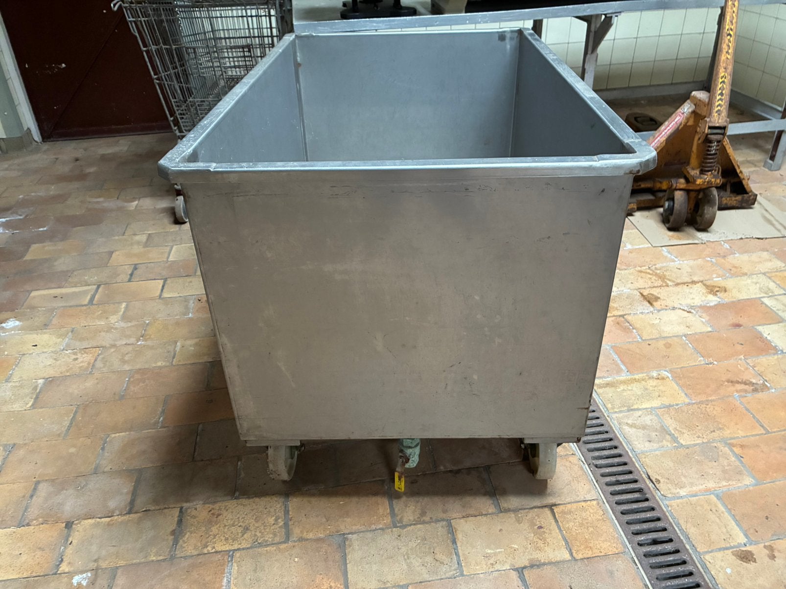 Inox bak 625 liter. Breedte 77cm - Lengte 125cm - diepte65cm, Ophalen, Vlees