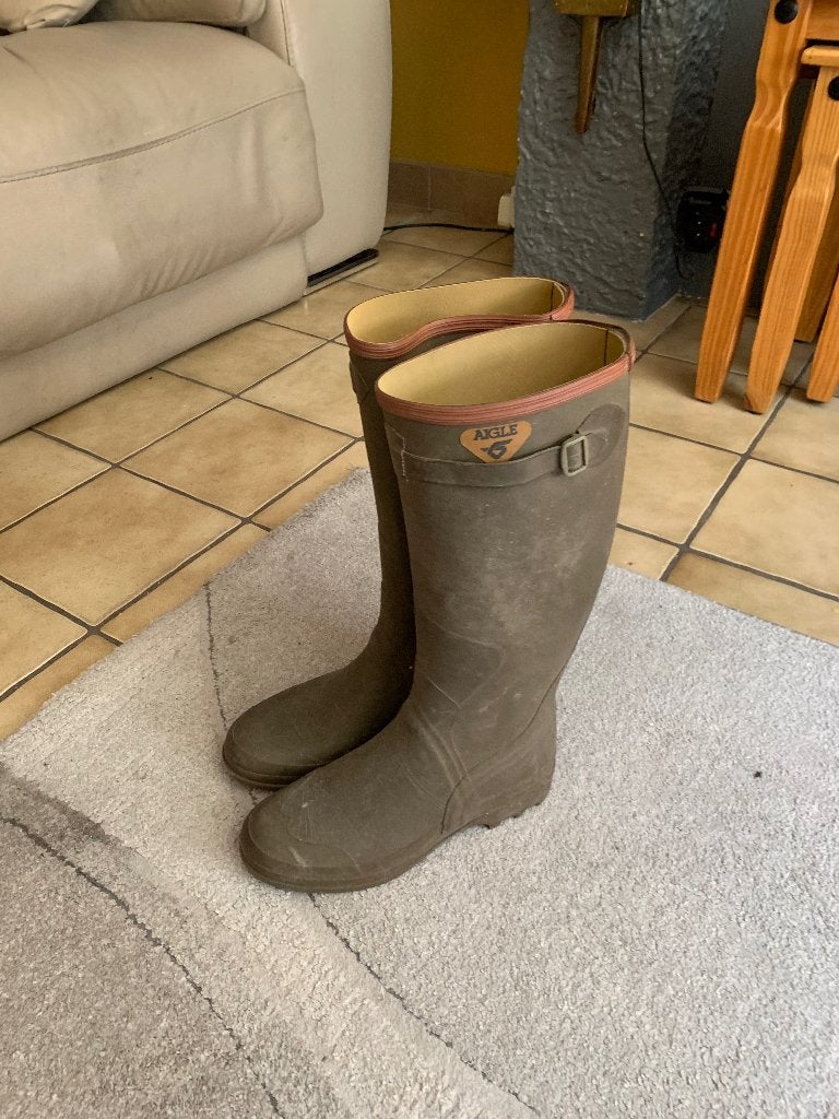 Bottes caoutchouc « AIGLE », Enlèvement, Utilisé, Bottes