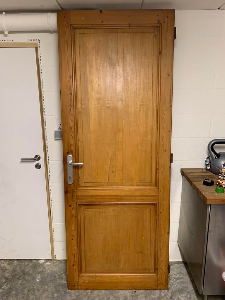 Antieke deur 3, Doe-het-zelf en Bouw, Ophalen, Gebruikt, 80 tot 100 cm, 215 cm of meer