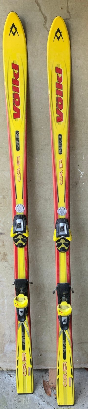 Völkl Carver Reflex met Salomon 700, Sport en Fitness, Skiën en Langlaufen, Zo goed als nieuw, Ski's, Ski, Salomon, Carve, 180 cm of meer