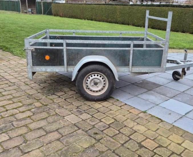 Aanhangwagen met reservewiel, Auto diversen, Aanhangers en Bagagewagens, Ophalen, Zo goed als nieuw